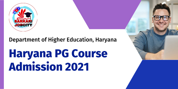 Haryana PG Course Admission 2021