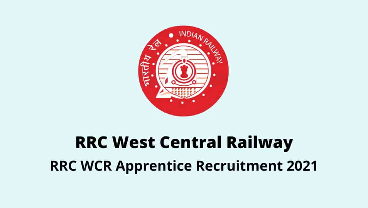 RRC West Central Railway 2226 Apprentice Online