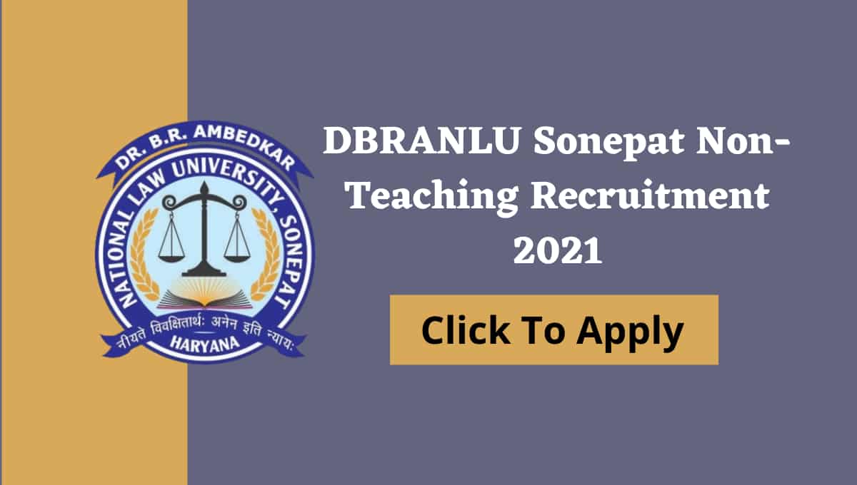 DBRANLU Sonepat Non-Teaching Offline Form