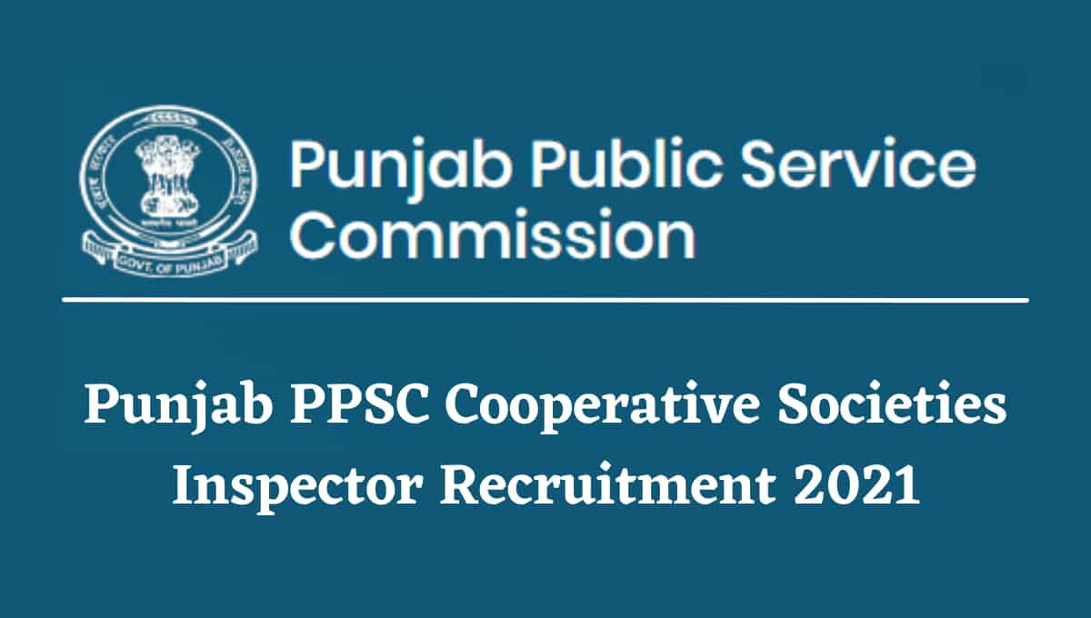 PPSC Cooperative Societies Inspector Apply Online