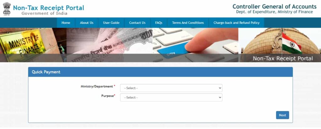 Quick Payment Through Bharatkosh Portal