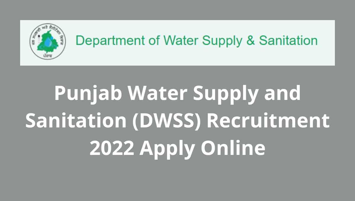 Punjab DWSS Recruitment 2022