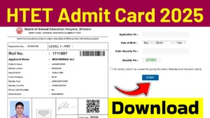 HTET Admit Card